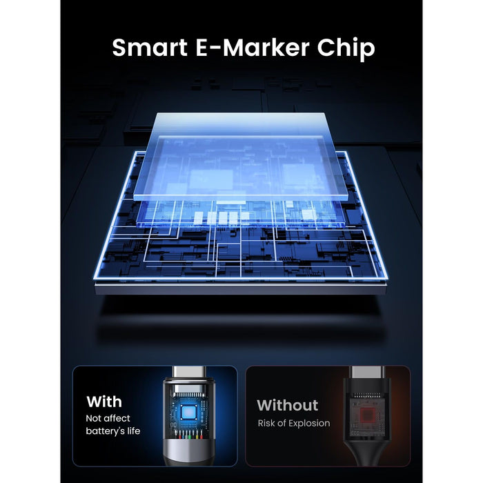 UGREEN 240W USB C to USB C Cable 10Gbps USB C 3.2 Cable 4K 60Hz Video Output USB C Fast Charging Cable Compatible for iPhone 16 15 Pro Max, NVMe SSD, Monitor, Galaxy S24 S23 Ultra, MacBook Pro, 3ft