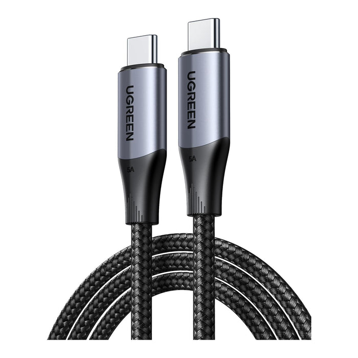 UGREEN 240W USB C to USB C Cable 10Gbps USB C 3.2 Cable 4K 60Hz Video Output USB C Fast Charging Cable Compatible for iPhone 16 15 Pro Max, NVMe SSD, Monitor, Galaxy S24 S23 Ultra, MacBook Pro, 3ft