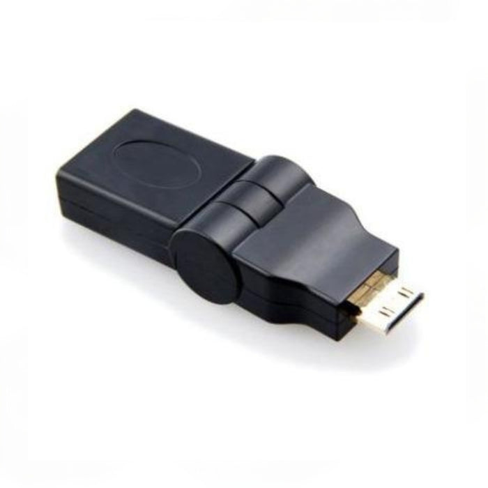 Multi Angle HDMI Female To HDMI Adapter Black