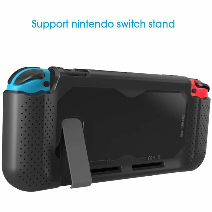 Smatree Hard Protective Case with Screen Protector for Nintendo Switch - All-Around Protection and Enhanced Comfort
