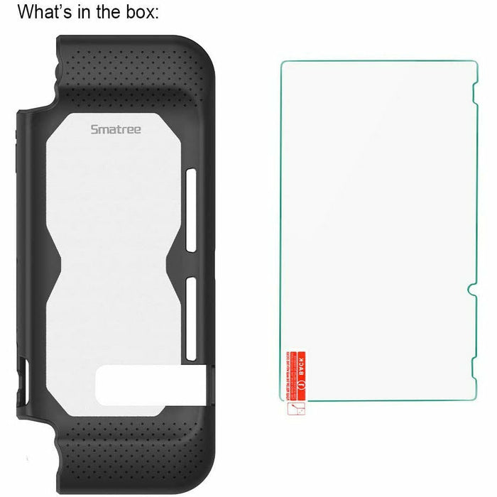 Smatree Hard Protective Case with Screen Protector for Nintendo Switch - All-Around Protection and Enhanced Comfort