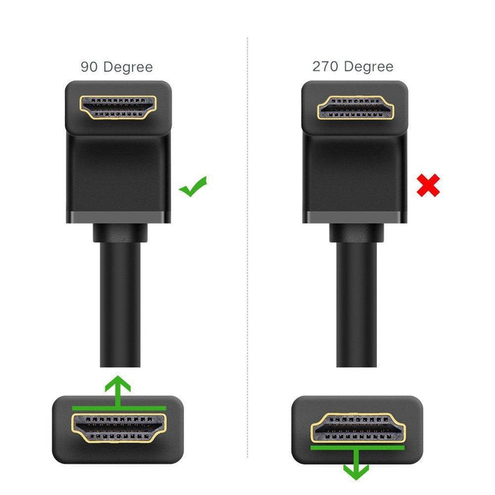 UGREEN HDMI Right Angle cable
Straight to Down-HDMI Cables-UGREEN-brands-world.ca