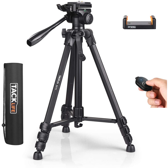 Lightweight Tripod 60" High Quality , Aluminum Travel/Camera/Phone Tripod With Carry Bag