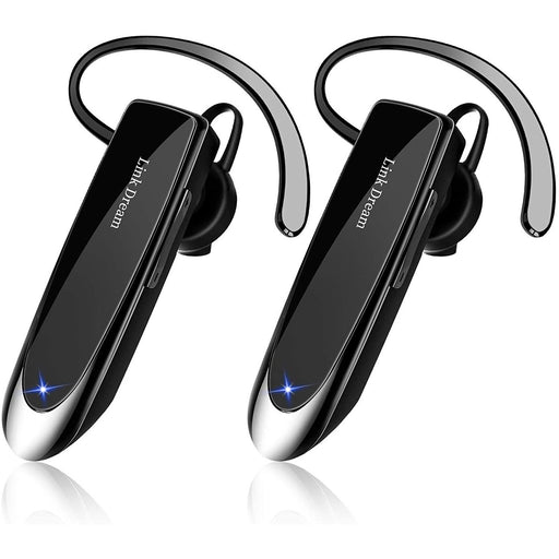 (2 Pack) Bluetooth Headset New Bee 24Hrs V5.0 with Noise Canceling & Case Free-Bluetooth Headsets-NEW BEE-brands-world.ca