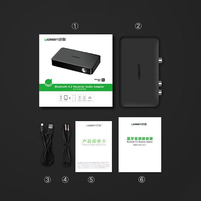 UGREEN Bluetooth 4.2 Receiver Audio Adapter