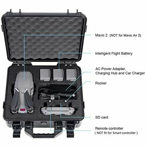 Waterproof Hard Case for DJI Mavic 2 Pro/Zoom - Ultimate Protection and Organization