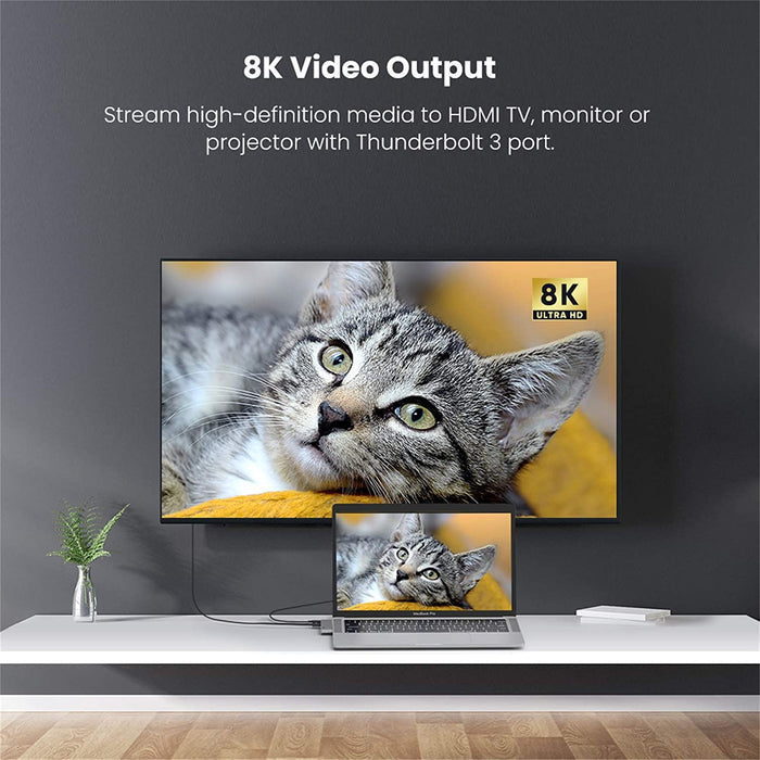 6 in 1 MacBook Pro Adapter Type C Hub with 100W Thunderbolt 3 Power Delivery, SD TF Card Reader 3 USB-USB Hubs-UGREEN-brands-world.ca