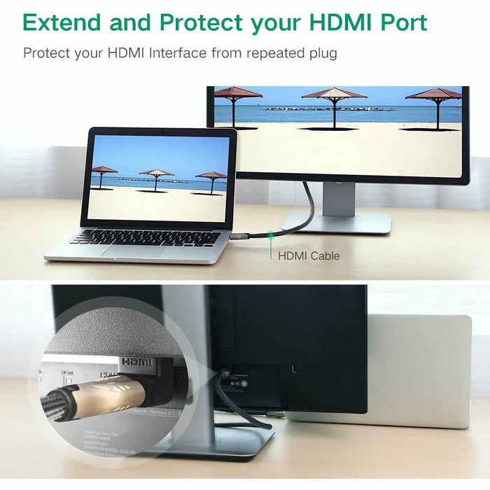 HDMI 90 degree and 270 degree right angle adapter gold-plated high speed... UGREEN-brands-world.ca
