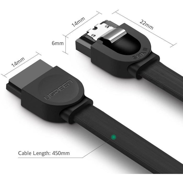 SATA III cable 3 pack straight 6Gbps SATA data with locking... UGREEN-brands-world.ca