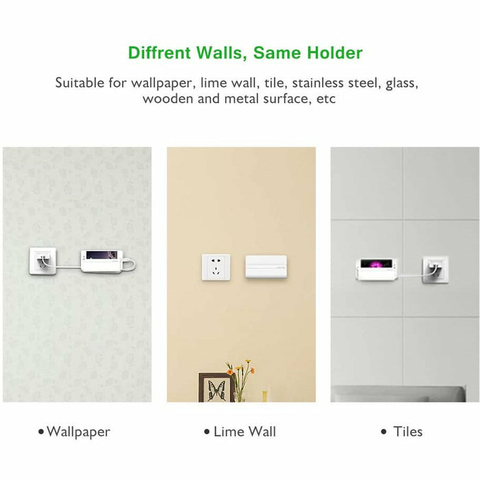 wall-mounted mobile phone holder with 3M Command adhesive charging... UGREEN-brands-world.ca