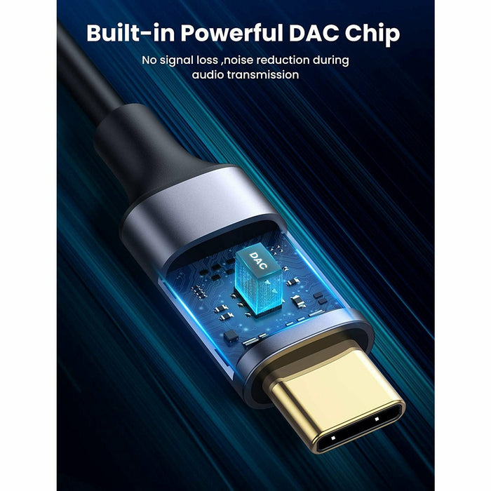 UGREEN Gold Plated USB Type C to 2RCA Audio Auxiliary Stereo Y Splitter Cable