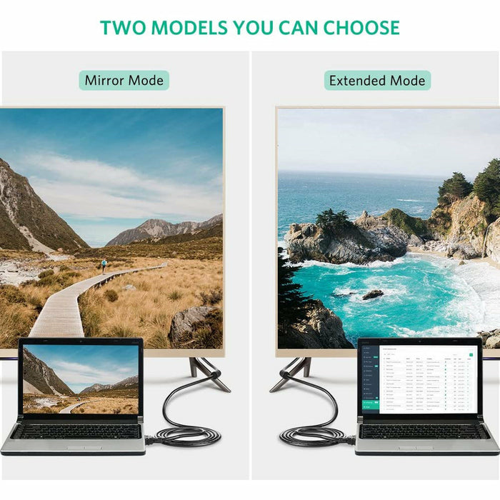 DVI 24+5 DVI-I dual link to VGA male digital video cable 5 feet UGREEN-brands-world.ca