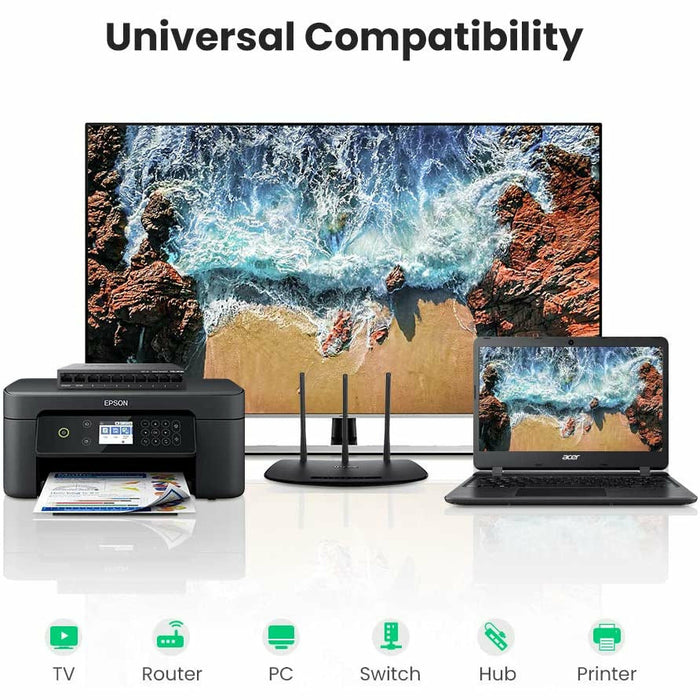 RJ45 Coupler Cat7 Cat6 Cat5e Ethernet Cable Extender Adapter LAN Black UGREEN-brands-world.ca