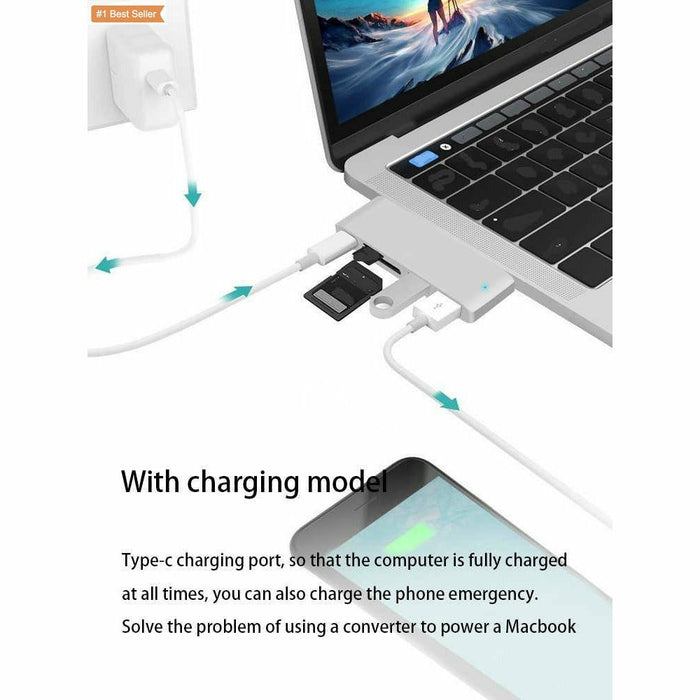 USB 3.1 Type-C Hub To HDMI Adapter 4K Thunderbolt 3 USB C Hub
