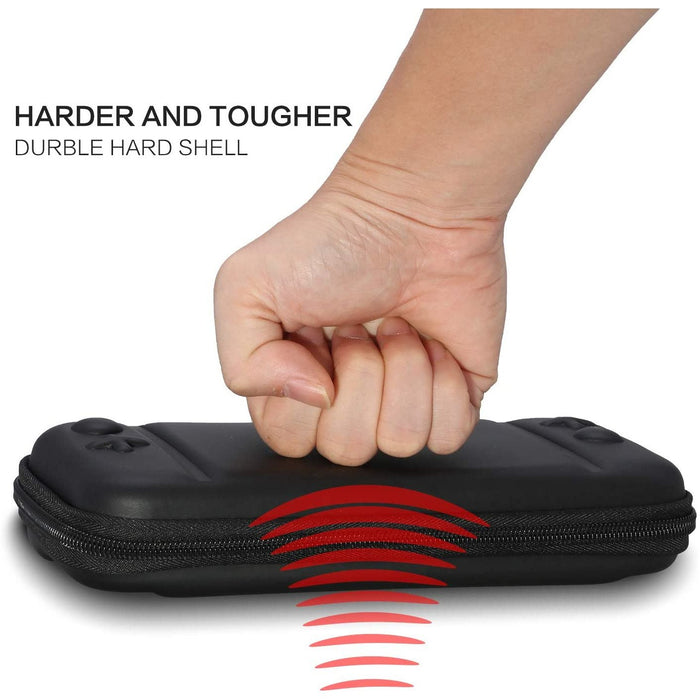 Accessories Kit for Nintendo Switch Lite, Travel Carry Case Nintendo...-Nintendo Switch Skins, Faceplates & Cases-HEATFUN-brands-world.ca