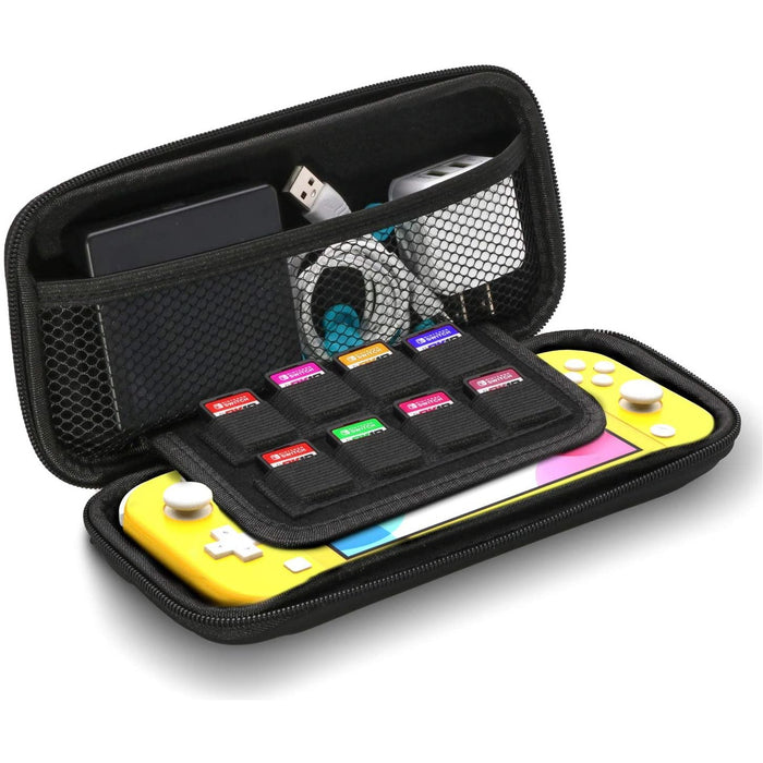 Accessories Kit for Nintendo Switch Lite, Travel Carry Case Nintendo...-Nintendo Switch Skins, Faceplates & Cases-HEATFUN-brands-world.ca