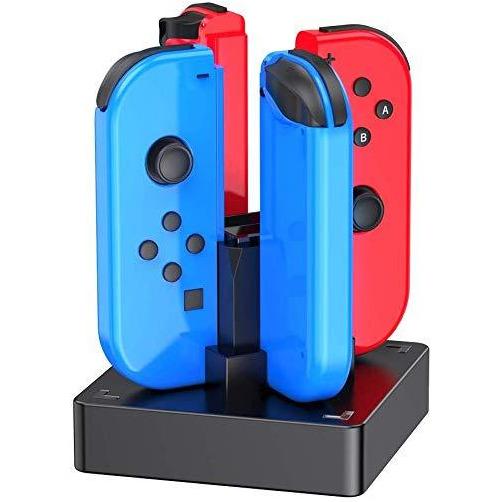 BENGOO Controller Charger Joy Con Compatible with Nintendo Switch, 4...-Nintendo Switch Power Cords & Charging Stations-Bengoo-brands-world.ca