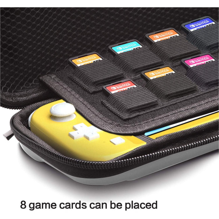 Carrying Case for Nintendo Switch Lite - Gray-Nintendo Switch Skins, Faceplates & Cases-HEATFUN-brands-world.ca