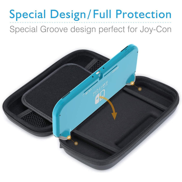 Case Compatible Nintendo Switch Lite Case, with Tempered Glass Screen...-Nintendo Switch Skins, Faceplates & Cases-HEYSTOP-brands-world.ca