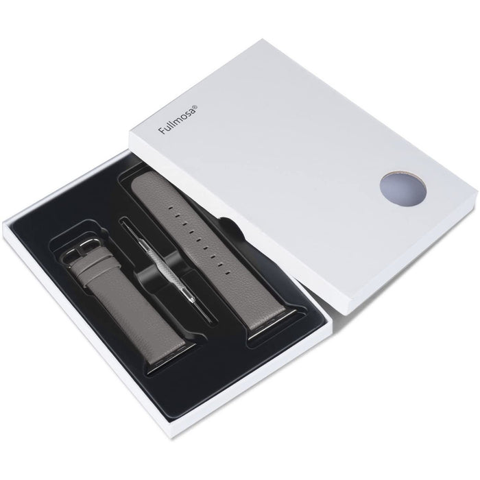 Fullmosa Compatible with Apple Watch Band 38mm/40mm, Grey + smoky grey buckle-Apple Watch Bands & Straps-Fullmosa-brands-world.ca