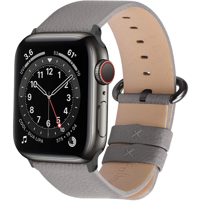 Fullmosa Compatible with Apple Watch Band 38mm/40mm, Grey + smoky grey buckle-Apple Watch Bands & Straps-Fullmosa-brands-world.ca