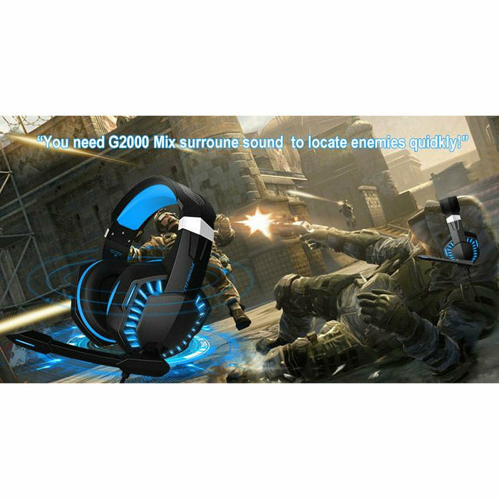 G2000 PRO Gaming Headset Blue