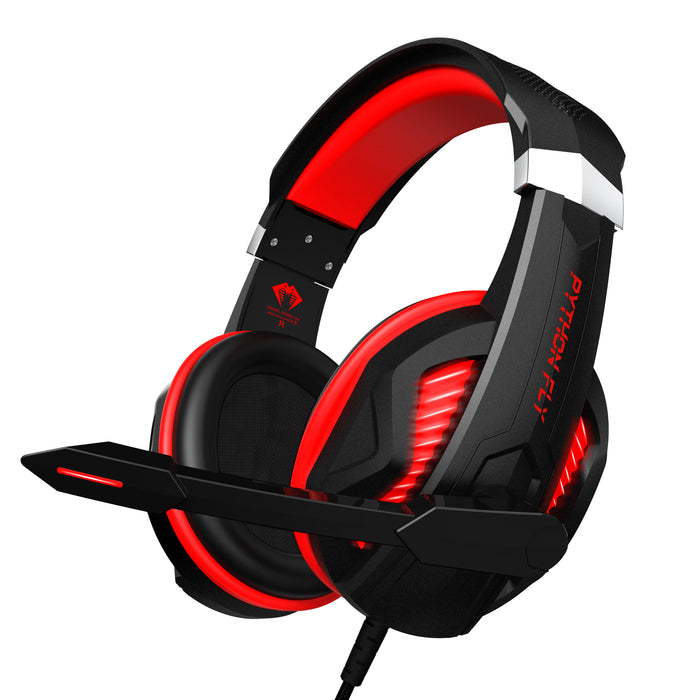 Gaming Headset G2000MIX -7.1 Surround-Mic LED for PS, Xbox One 360 PC Red