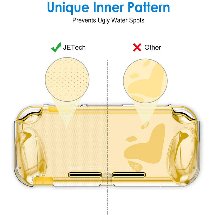 JETech Protective Case for Nintendo Switch Lite 2019, Grip Cover HD Clear-Nintendo Switch Skins, Faceplates & Cases-JETech-brands-world.ca