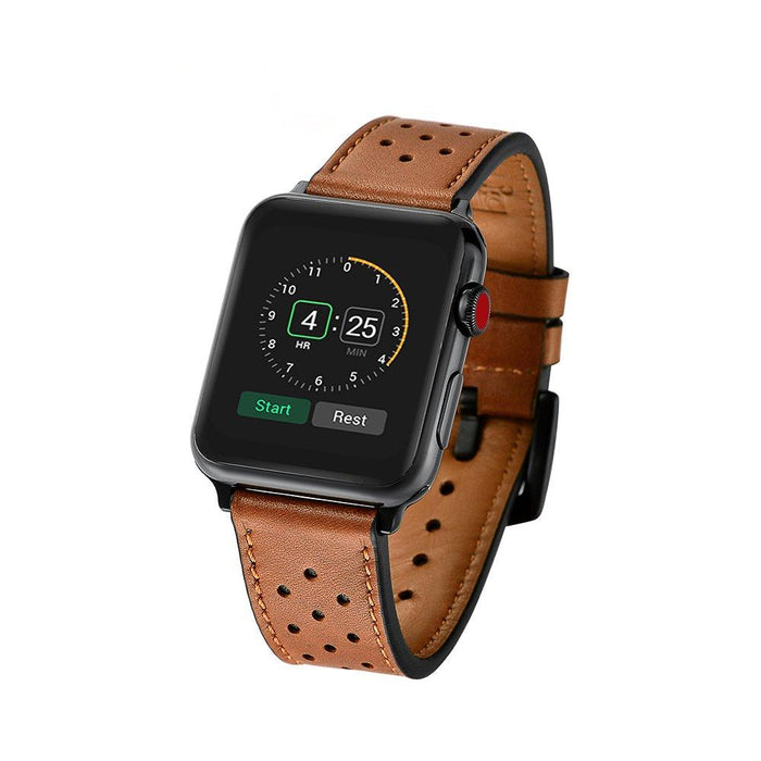Mifa Compatible w/Apple Watch 5 4 44mm 42mm Premium / 42mm, Brown-Apple Watch Bands & Straps-MODERN IDEAS-brands-world.ca