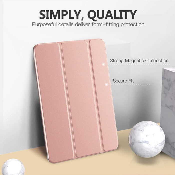 MoKo Case Fit New iPad 8th Gen 2020 / 7th Generation 2019, Rose Gold-Tablet & iPad Cases-MoKo-brands-world.ca