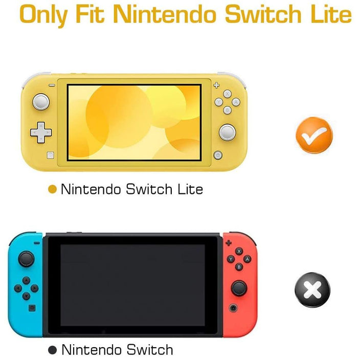 MoKo Case for Nintendo Switch Lite, Silicone Protective Rubber Cover, Yellow-Nintendo Switch Skins, Faceplates & Cases-MoKo-brands-world.ca