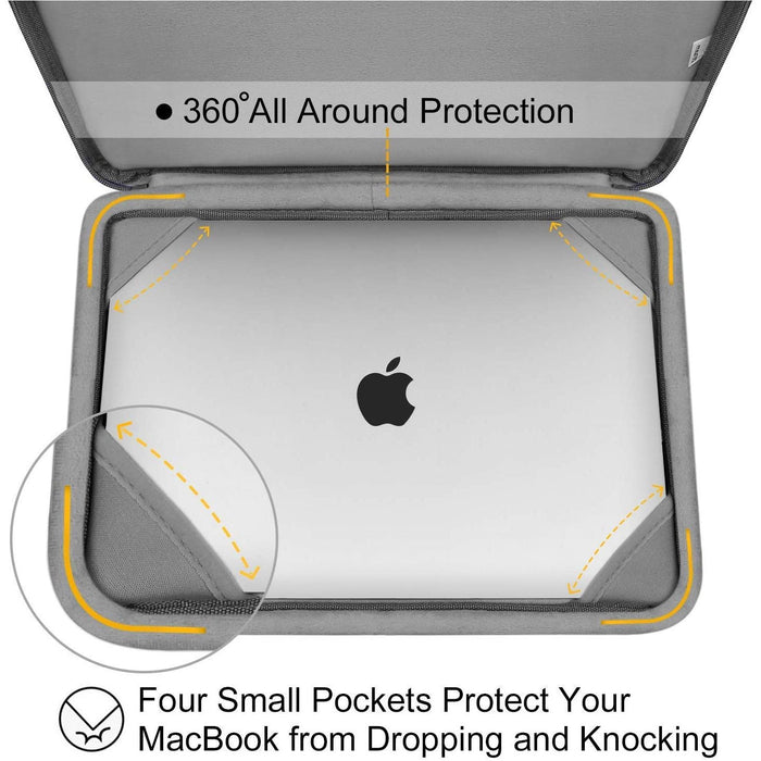 MOSISO MacBook Air 13 inch Case 2020 2019 2018 Release A2337 M1 Space Gray-MacBook Cases-MOSISO-brands-world.ca