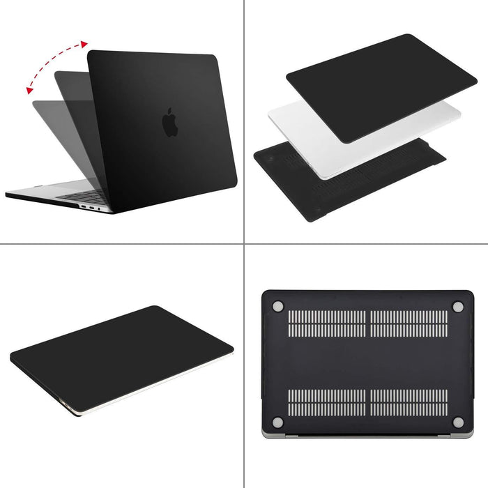 MOSISO MacBook Pro 13 inch Case 2019 2018 2017 2016 Release A2159 A1989 Black-MacBook Cases-MOSISO-brands-world.ca