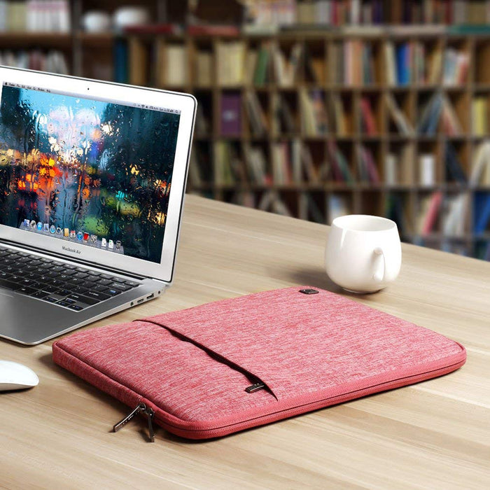 NIDOO 10 Inch Laptop Sleeve Case Water Resistant Protective 10.1 Inch, Pink-Laptop Sleeves-NIDOO-brands-world.ca