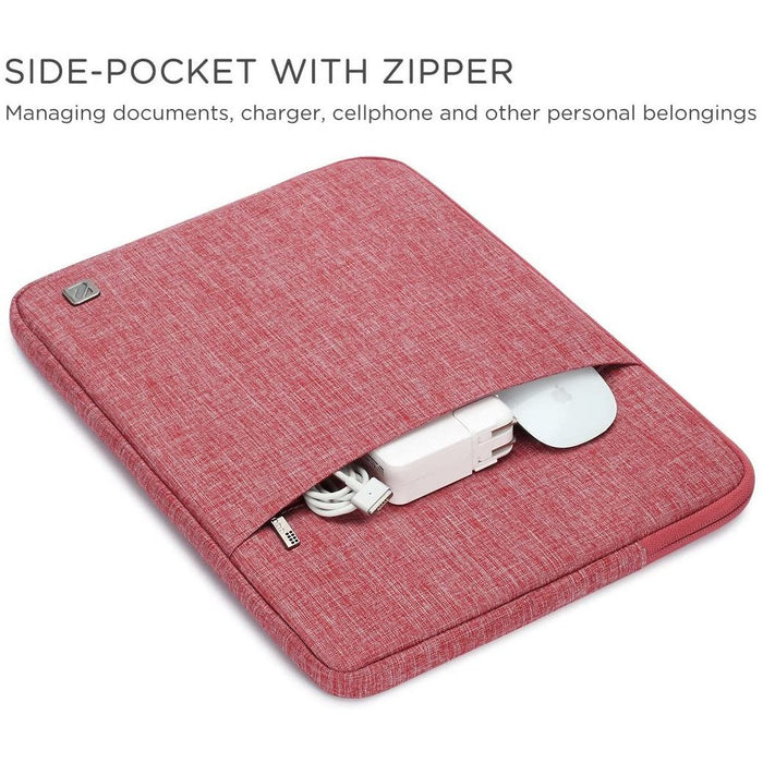 NIDOO 13.3 Inch Laptop Sleeve Case Water 13-13.3 / MacBook Air, Pink-Laptop Sleeves-NIDOO-brands-world.ca