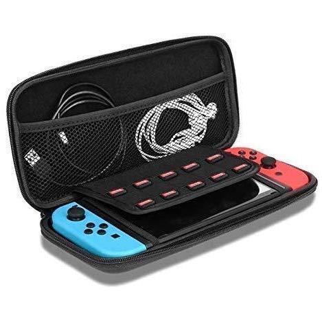 Orzly Carry Case Compatible with Nintendo Switch - Black Protective BLACK-Nintendo Switch Skins, Faceplates & Cases-Orzly-brands-world.ca