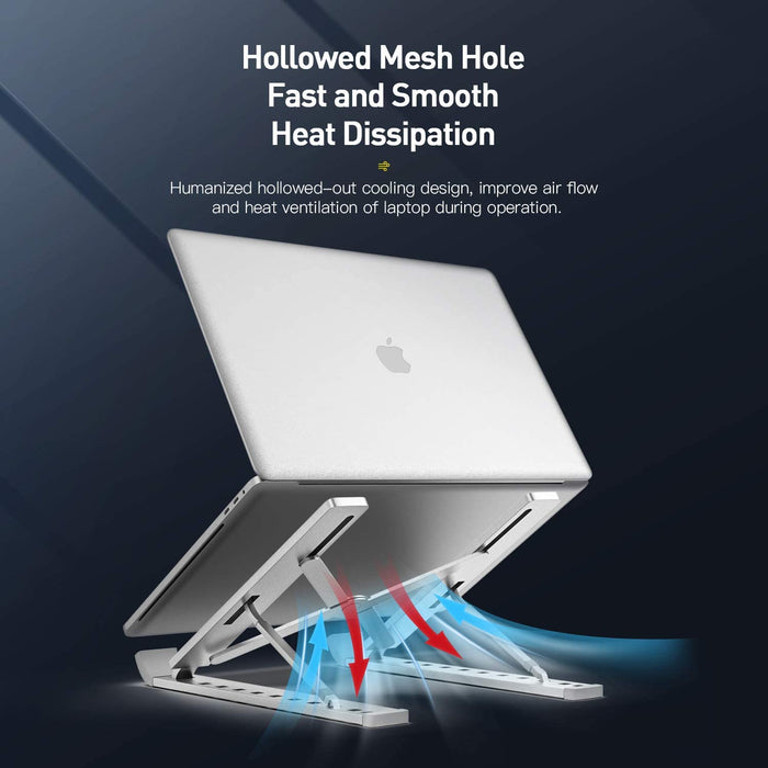Portable Laptop Stand Foldable Adjustable Aluminium Alloy-Tablet & iPad Stands-RioRand-brands-world.ca