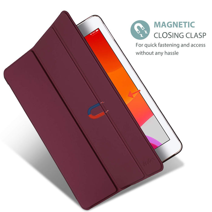 ProCase iPad 10.2 Case 2019 7th Generation Case, Slim Stand Hard Wine-Tablet & iPad Cases-Procase-brands-world.ca