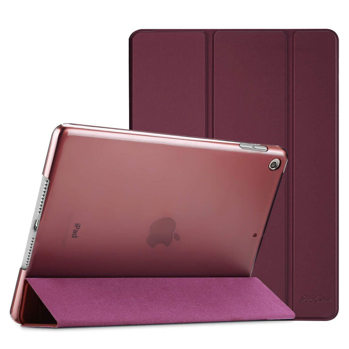 ProCase iPad 10.2 Case 2019 7th Generation Case, Slim Stand Hard Wine-Tablet & iPad Cases-Procase-brands-world.ca
