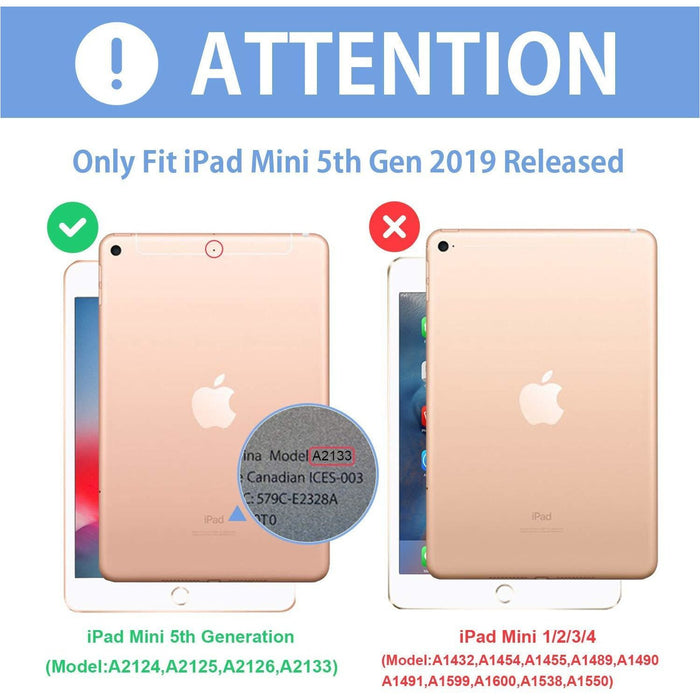 ProCase iPad Mini 5 7.9" 2019 Smart Case, Ultra Slim Lightweight Stand Navy-Tablet & iPad Cases-ProCase-brands-world.ca