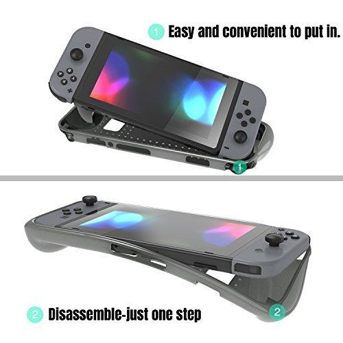 Protective Case for Nintendo Switch, Heat Dissipation Black-Nintendo Switch Skins, Faceplates & Cases-SAMA-brands-world.ca