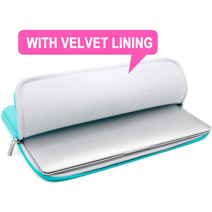 RAINYEAR 15-15.4 Inch Laptop Sleeve Soft 15"-15.4", Blue(Upgraded Version)-Laptop Sleeves-RAINYEAR-brands-world.ca