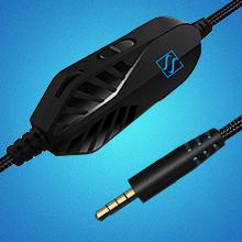 SAMA Blue Stereo Headset for PS4, PC, Xbox One Controller, Noise Cancelling Over Ear Headphones with Mic-Gaming Headsets-SAMA-brands-world.ca