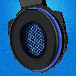 SAMA Blue Stereo Headset for PS4, PC, Xbox One Controller, Noise Cancelling Over Ear Headphones with Mic-Gaming Headsets-SAMA-brands-world.ca