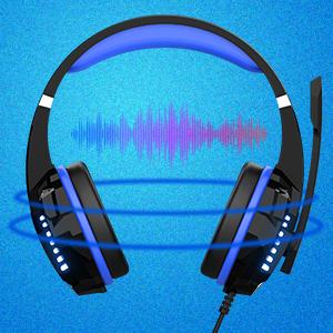 SAMA Blue Stereo Headset for PS4, PC, Xbox One Controller, Noise Cancelling Over Ear Headphones with Mic-Gaming Headsets-SAMA-brands-world.ca