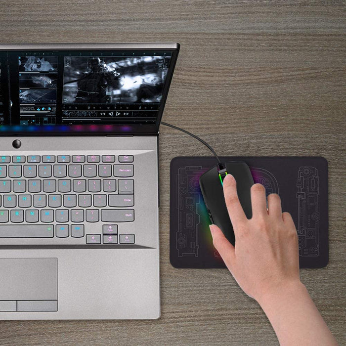 SAMA Ergonomic gaming mouse, USB wired RGB with 4 backlight modes-Wired Mice-SAMA-brands-world.ca