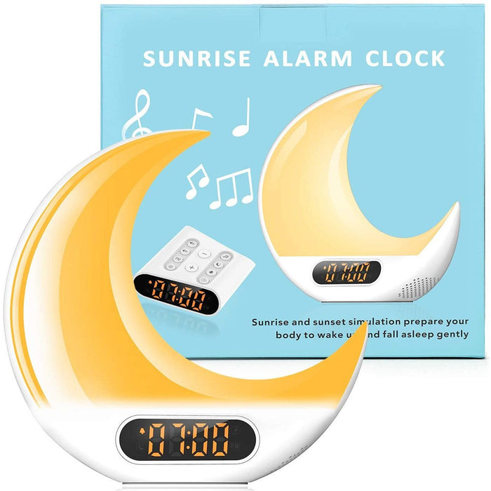 SAMA Half Moon Double Side Sunrise Sunset Sleep Trainer with Remote control, 7 colors-Sleep Tech-SAMA-brands-world.ca