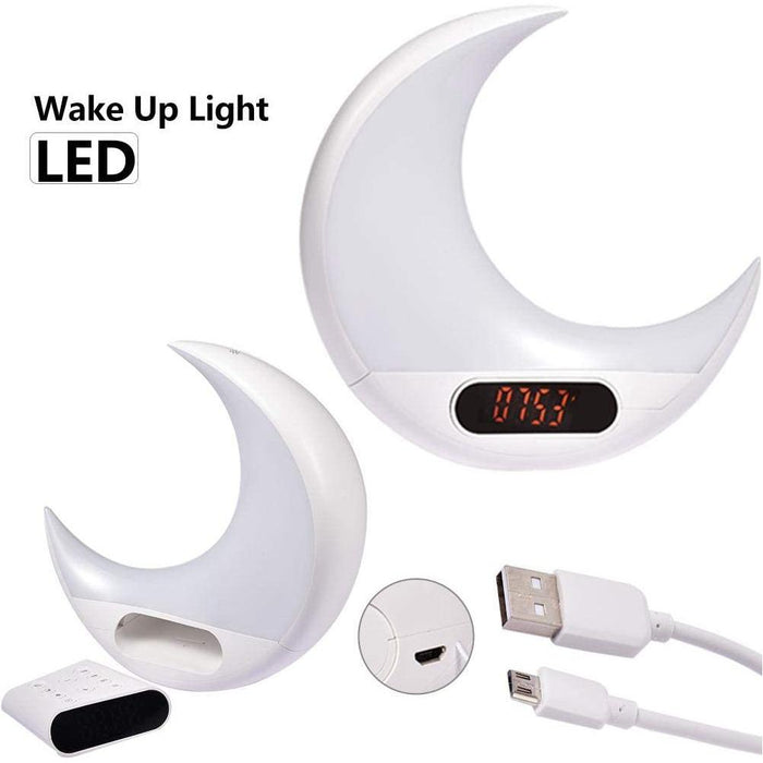 SAMA Half Moon Double Side Sunrise Sunset Sleep Trainer with Remote control, 7 colors-Sleep Tech-SAMA-brands-world.ca