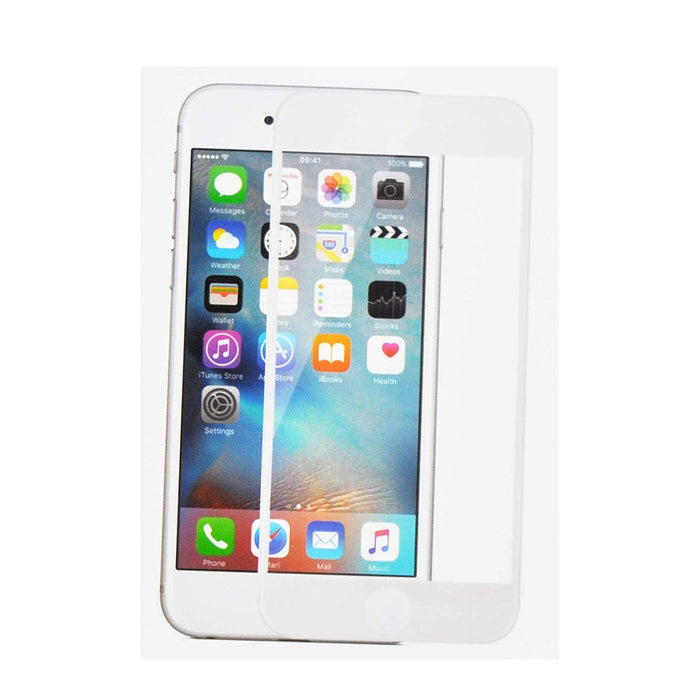 SAMA-Iguard Edge to Edge Premium 5D Double Tempered Glass White for Iphone 8 / 7 / 6S / 6-iPhone 8-7-6s6-Screen Protectors-SAMA-brands-world.ca