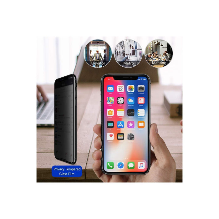 SAMA-Iguard Edge to Edge Privacy Tempered Glass Protector for Iphone X-iPhone X-XS Screen Protectors-SAMA-brands-world.ca